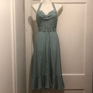 Marc Jacobs Light Blue Silk Halter Dress